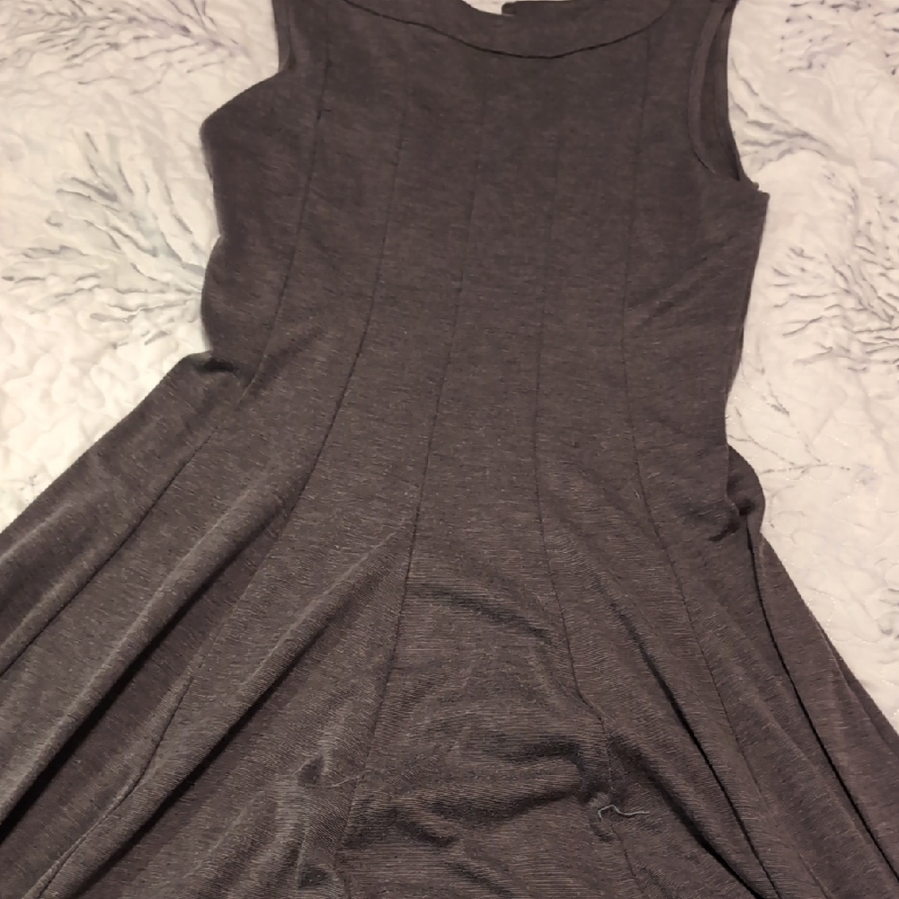 Haani Black Pleated Fit and Flare Midi Dress